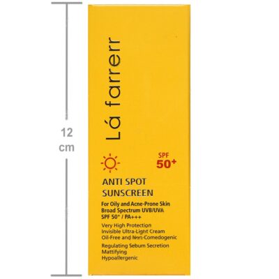 کرم ضد آفتاب و ضدلک بی رنگ پوست های چرب +SPF50 - Image 4