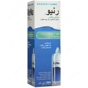 - محلول شستشوی لنز رنیو مولتی پلاس (360 میلی لیتر)