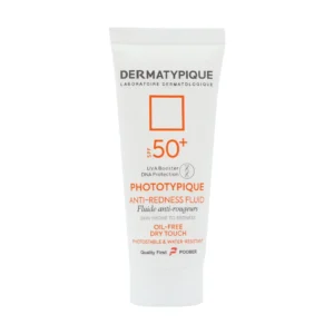 فلوئید ضد آفتاب بی رنگ پوست قرمز و حساس SPF50 درماتیپیک 40 میلی لیتر